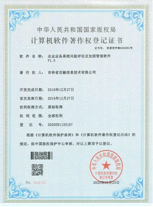 百融资质